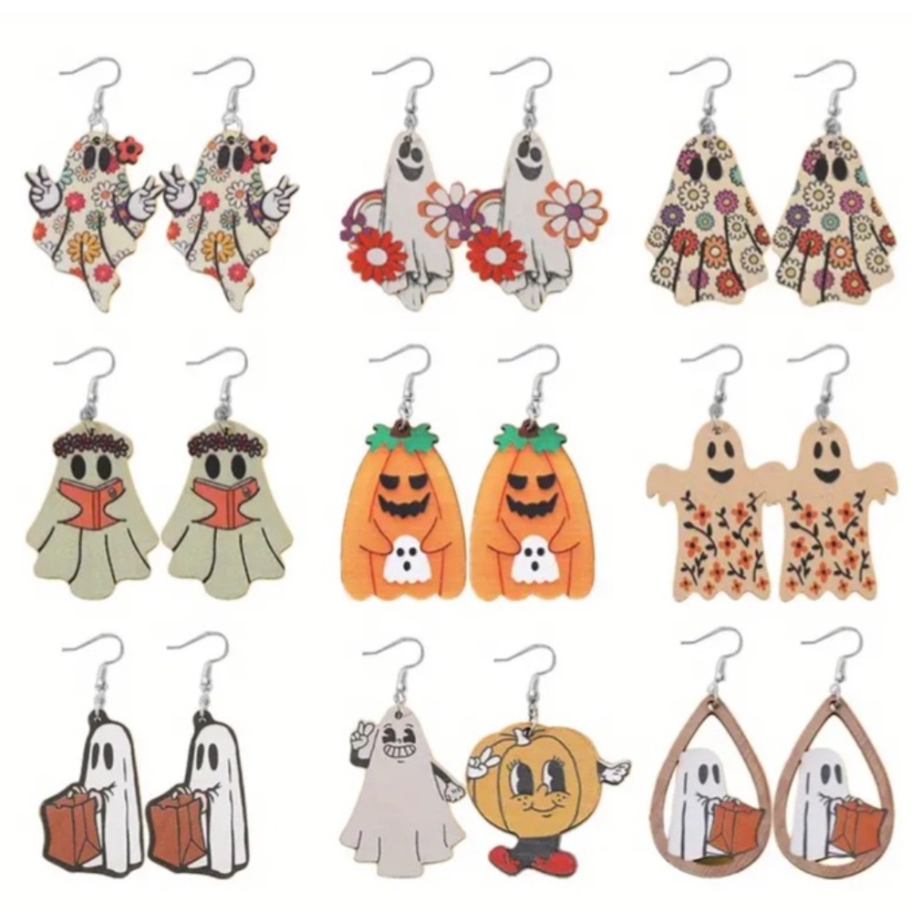 NWT! Halloween Holiday Pierced Dangle Earrings!  You Pick ONE Pair!